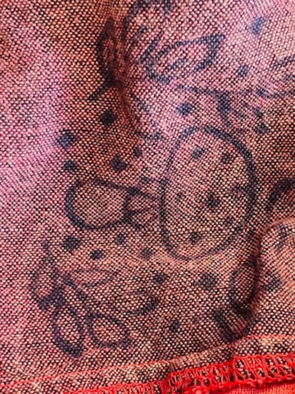 Vintage Mushroom Patchwork Harem Pants 100% Cotton Festival Boho Fairycore S/M - Picture 5 of 10